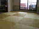 横浜市南区　カラー琉球畳・へりなし畳（和紙製黄金色）　大矢製畳（Ooyaseijyou）